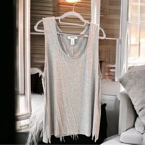 WHBM - Gray Sleeveless Tank Top